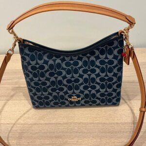 Coach Laurel Shoulder Bag In Signature Denim